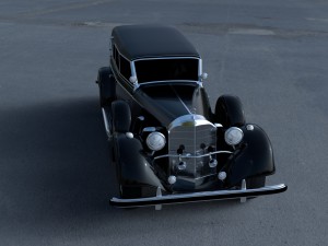 mercedes 770 staff car hdri 3D Model