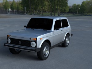 lada niva hdri 3D Model