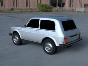 lada niva hdri 3D Model