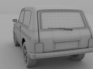 lada niva hdri 3D Model