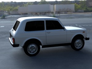 lada niva hdri 3D Model
