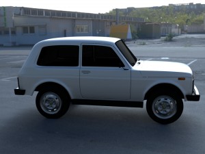 lada niva hdri 3D Model
