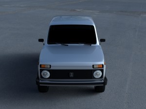 lada niva hdri 3D Model