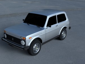 lada niva hdri 3D Model