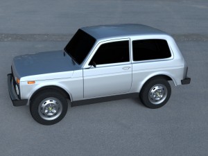 lada niva hdri 3D Model
