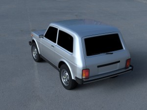 lada niva hdri 3D Model