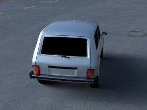 lada niva hdri 3D Model