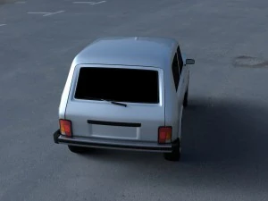 lada niva hdri 3D Model