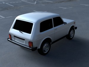 lada niva hdri 3D Model