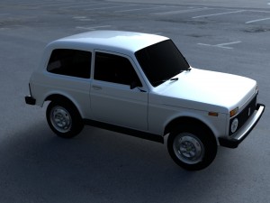lada niva hdri 3D Model