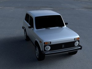 lada niva hdri 3D Model