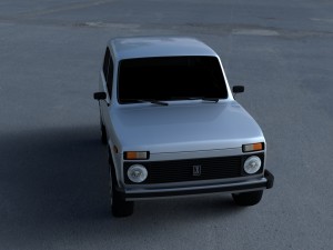 lada niva hdri 3D Model