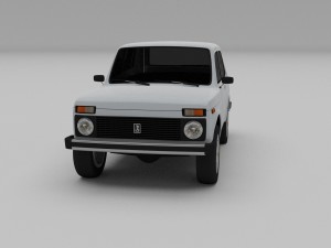 lada niva hdri 3D Model