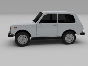 lada niva hdri 3D Model