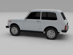 lada niva hdri 3D Model
