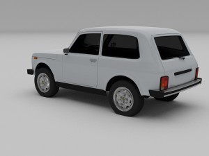 lada niva hdri 3D Model