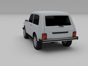 lada niva hdri 3D Model