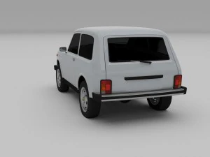 lada niva hdri 3D Model