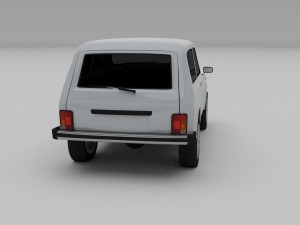 lada niva hdri 3D Model