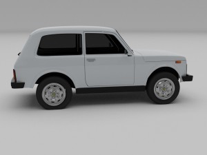 lada niva hdri 3D Model