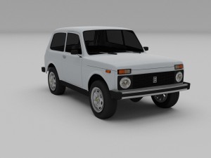 lada niva hdri 3D Model