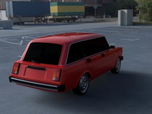 lada nova hdri 3Dモデル