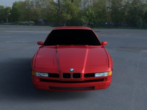 bmw 8 series e31 hdri 3D Model