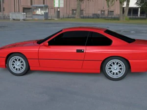 bmw serie 8 e31 hdri Modello 3D