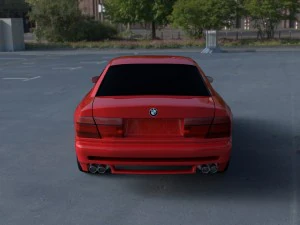 bmw serie 8 e31 hdri Modello 3D