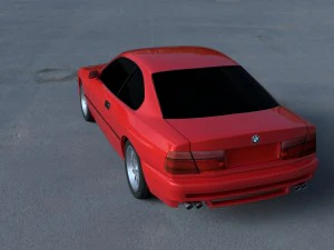 bmw serie 8 e31 hdri Modello 3D