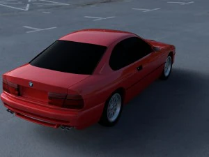 bmw serie 8 e31 hdri Modello 3D