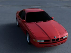 bmw serie 8 e31 hdri Modello 3D