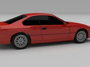 bmw serie 8 e31 hdri Modello 3D