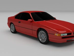 bmw serie 8 e31 hdri Modello 3D