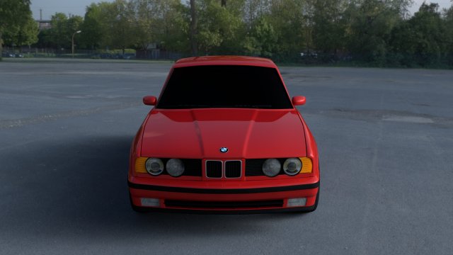 bmw 5 series e34 hdri 3Dモデル .c4d .max .obj .3ds .fbx .stl .blend 