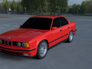 bmw 5 series e34 hdri 3Dモデル