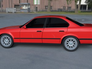 bmw 5 series e34 hdri 3Dモデル