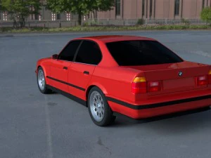 bmw serie 5 e34 hdri Modello 3D
