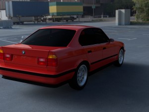 bmw 5 series e34 hdri 3Dモデル
