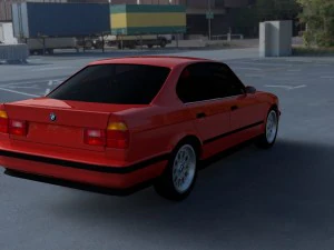 bmw serie 5 e34 hdri Modello 3D