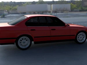 bmw serie 5 e34 hdri Modello 3D