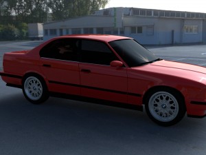 bmw 5 series e34 hdri 3Dモデル