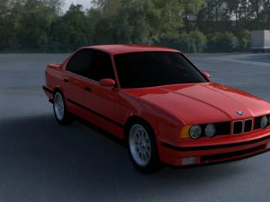 bmw serie 5 e34 hdri Modello 3D