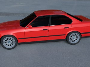 bmw 5 series e34 hdri 3Dモデル