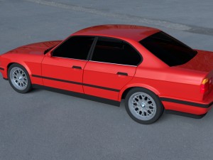 bmw 5 series e34 hdri 3Dモデル
