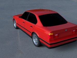 bmw 5 series e34 hdri 3Dモデル