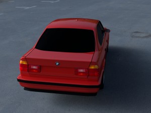 bmw 5 series e34 hdri 3Dモデル