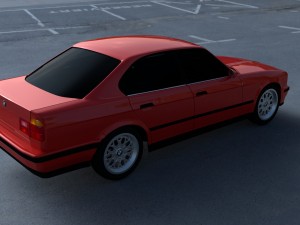 bmw 5 series e34 hdri 3Dモデル