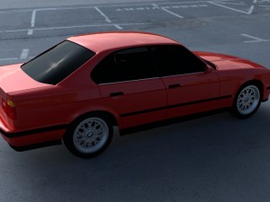 bmw 5 series e34 hdri 3Dモデル