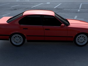 bmw 5 series e34 hdri 3Dモデル